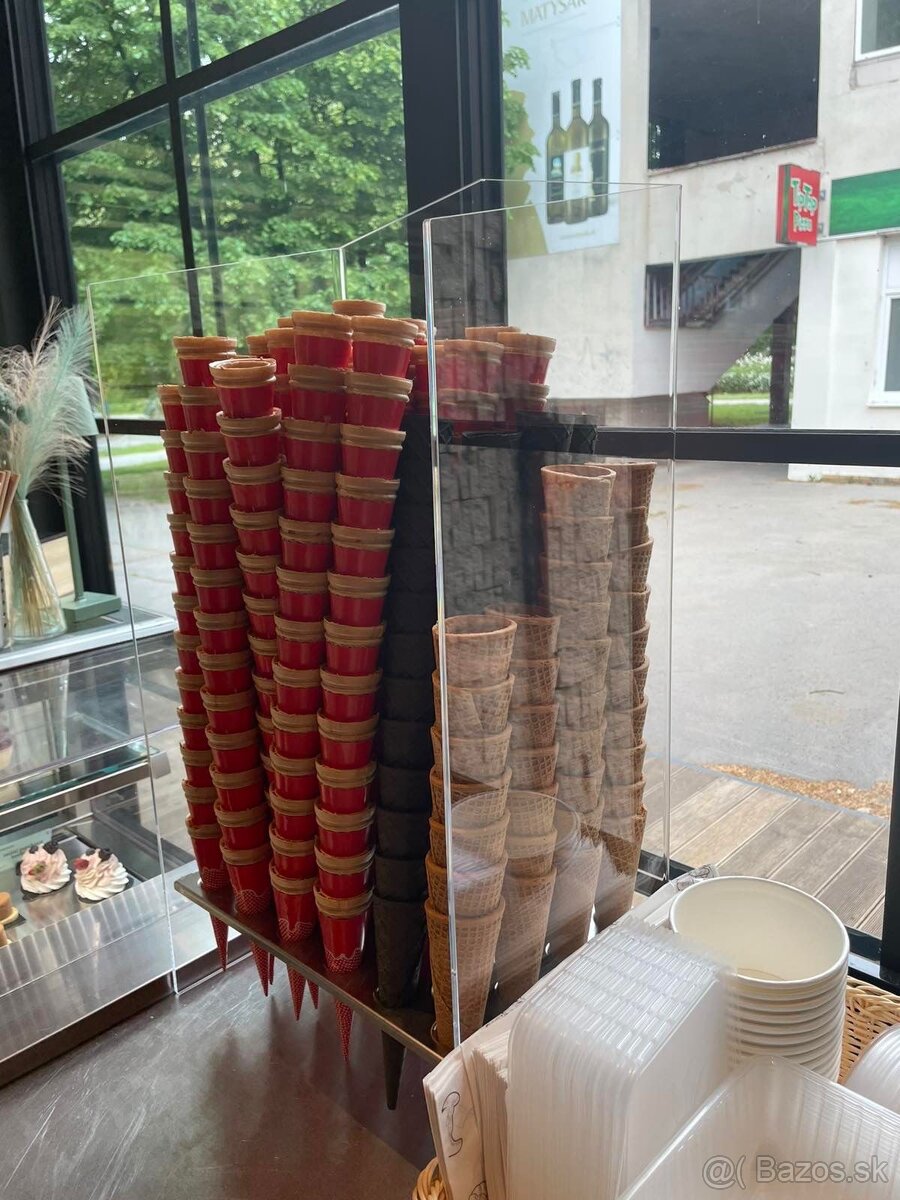 Stockel stojan na kornútky - zásobník - 2