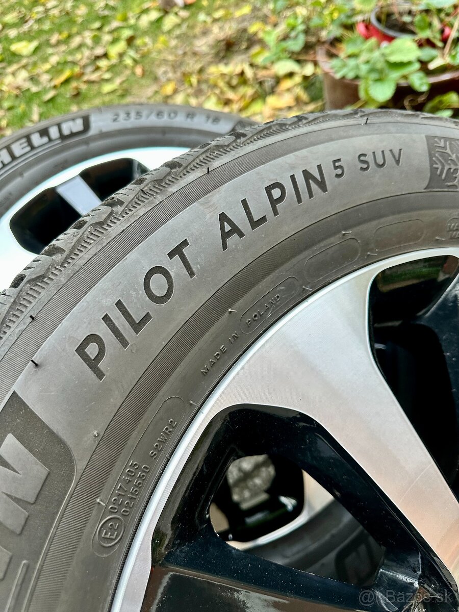 ALU disky 5x114,3 originál KIA R18 s TPMS - 2