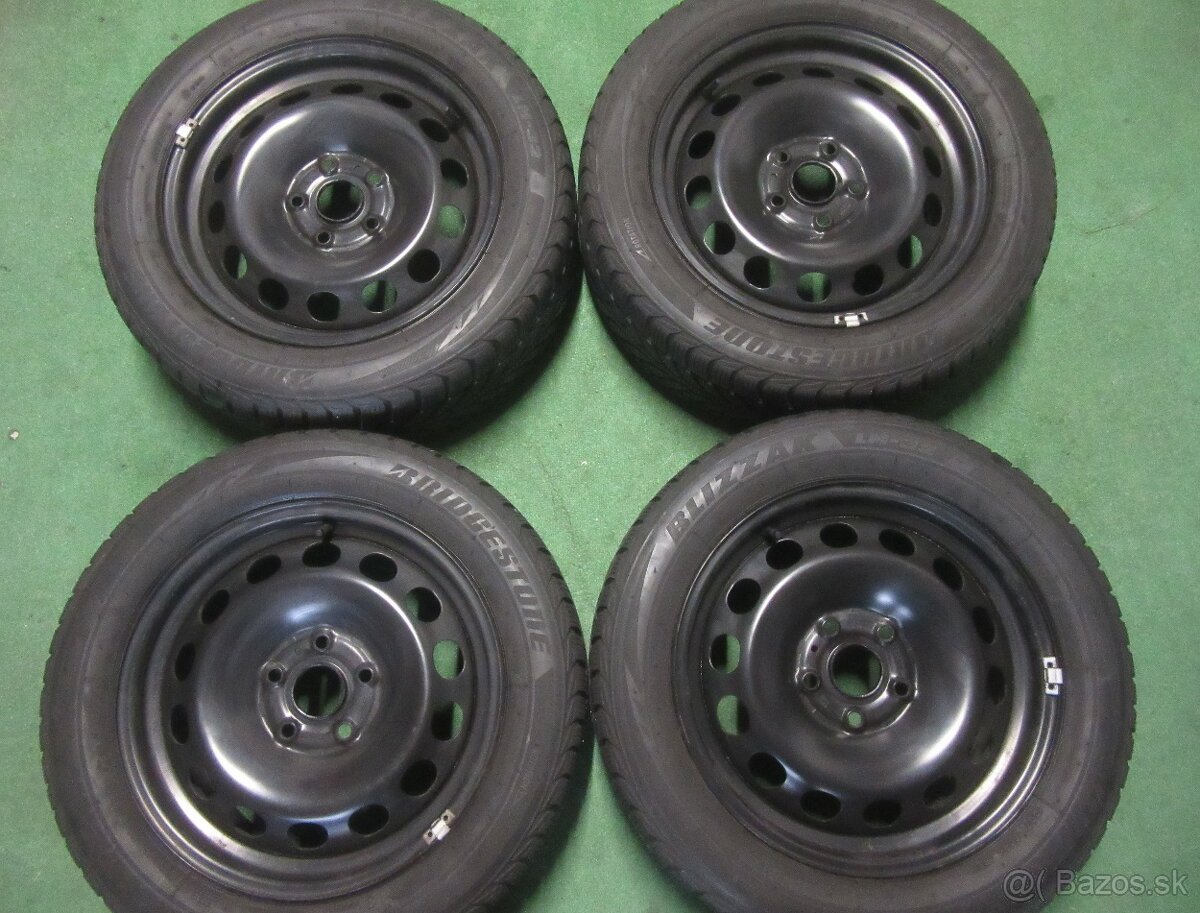 R16 Zimná sada OCTAVIA rozteč 5x112 205/55R16 BRIDESTONE - 2