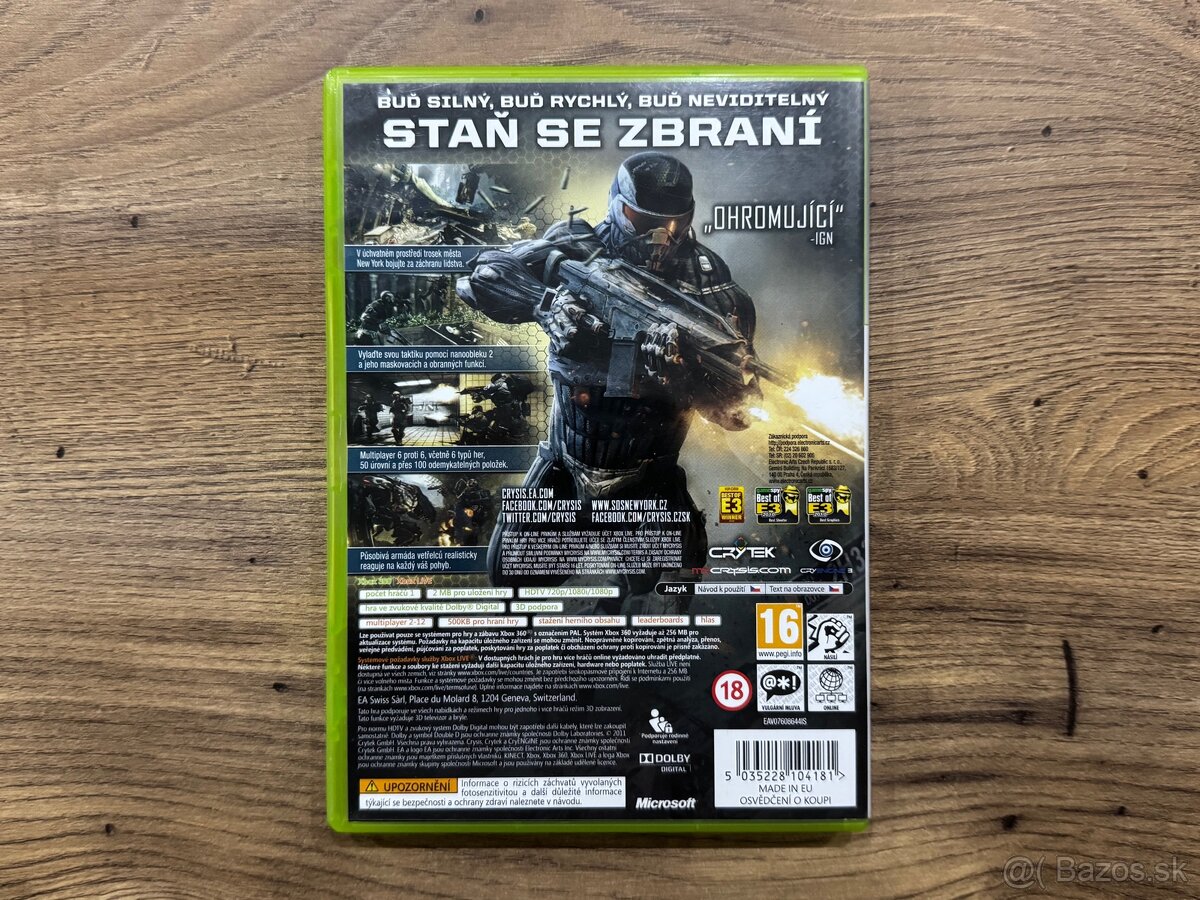 Hra XBOX 360 - Crysis 2 CZ - 2