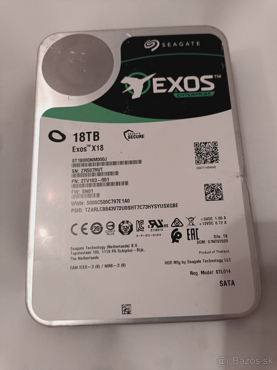 HDD disky 3,5" 14TB, 16TB, 18TB,.. - 2