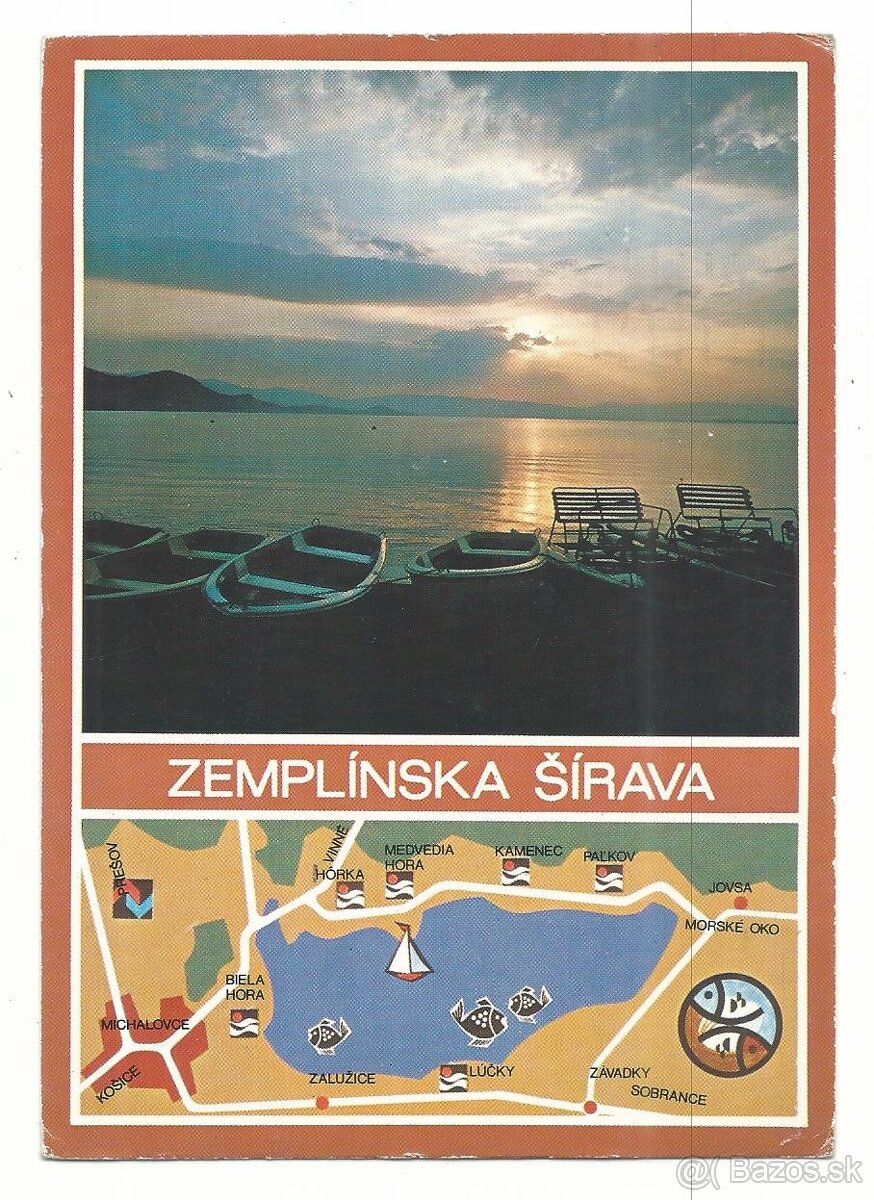 Zemplínska šírava (31-40) - vf, prejdené poštou - 2