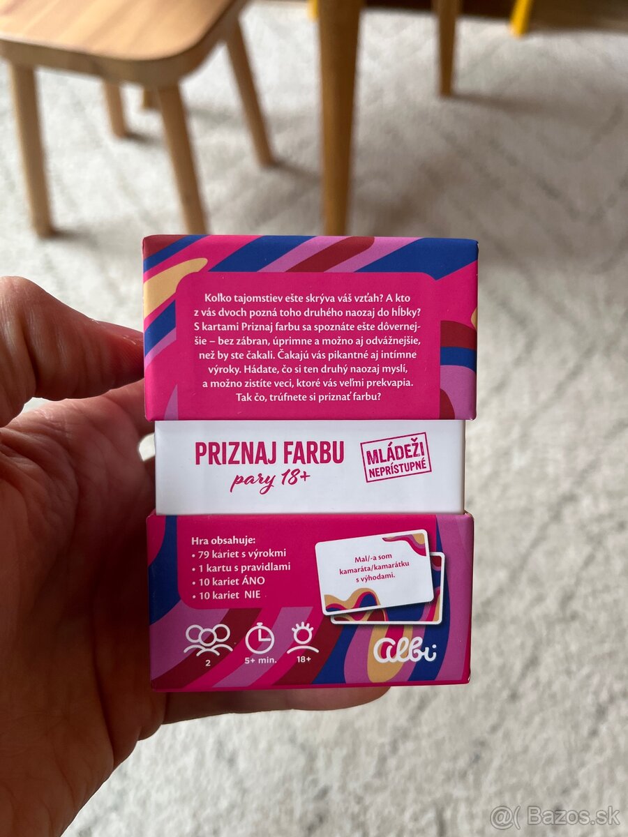 Kartova hra “ Priznaj Farbu “ - 2