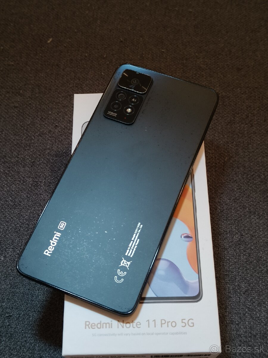 Predám Xiaomi Redmi Note 11 Pro 5G (6/128GB) – Graphite Gray - 2