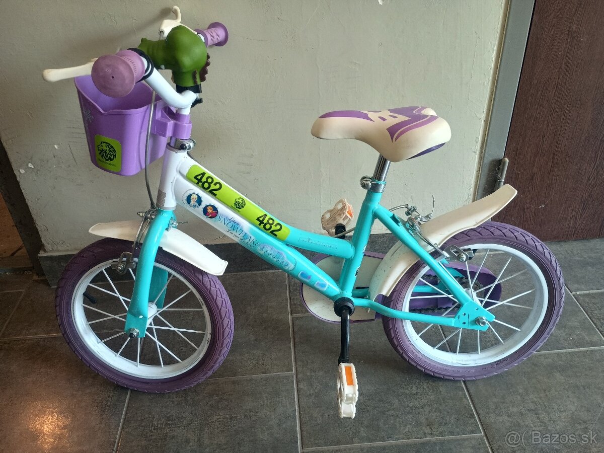 Detský bicykel. Veľkosť kolies 14 - 2
