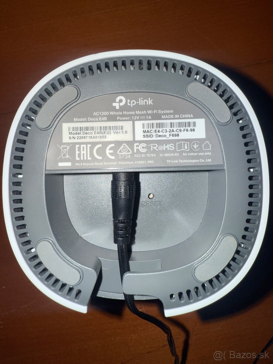 1 ks TP-Link Deco E4R – Plne funkčný Mesh WiFi systém - 2