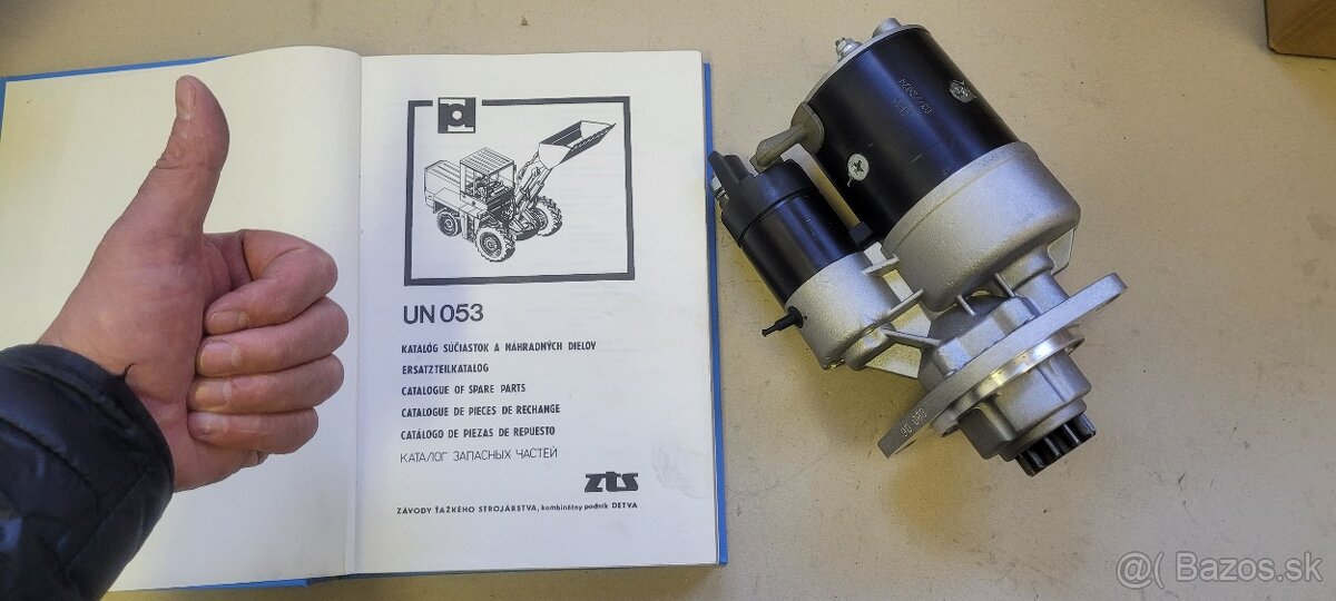 Štartér Zetor reduktorový UNC 060,UN 053,LKT . - 2
