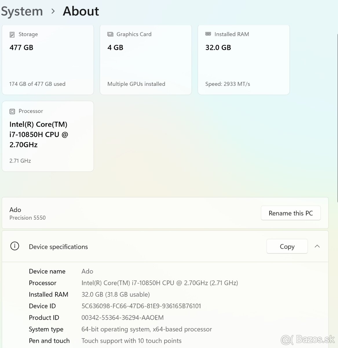 Dell Precision 5550 - 2