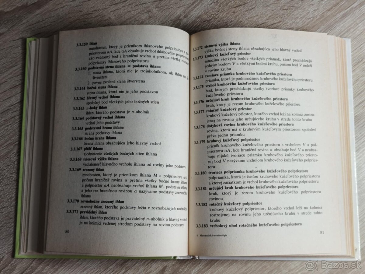 Matematická terminológia (Václav Medak) - 2