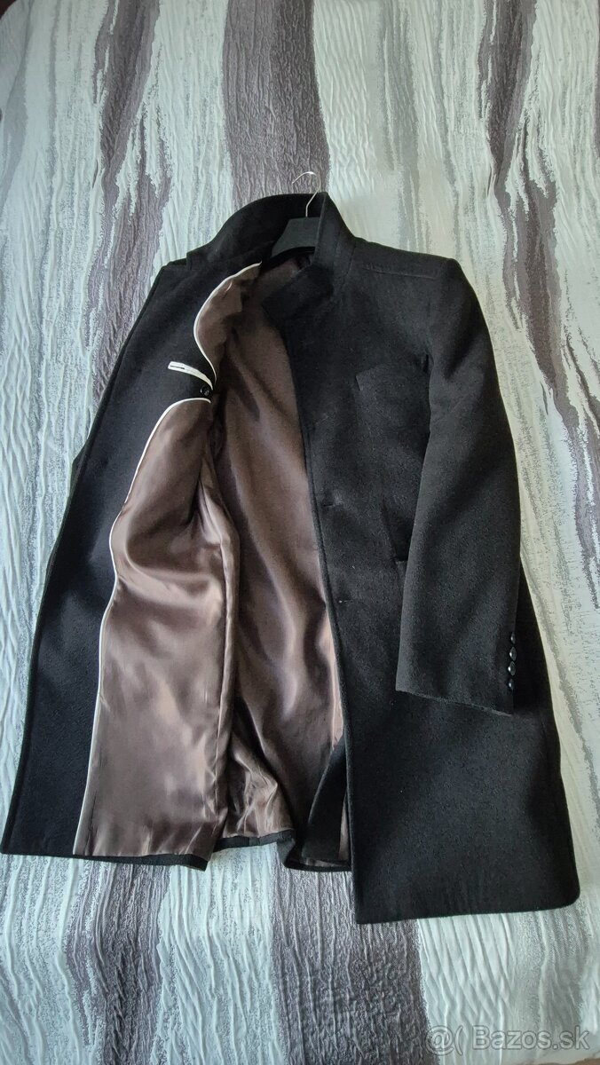 Pánsky čierny kabát - 2