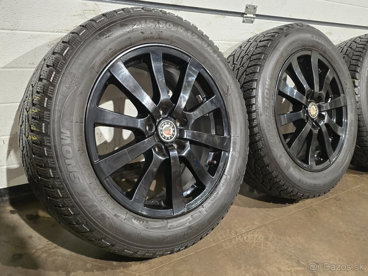 Zimná Sada Dacia Duster/NISSAN X-Trail/Qashqai 215/60 R17 - 2