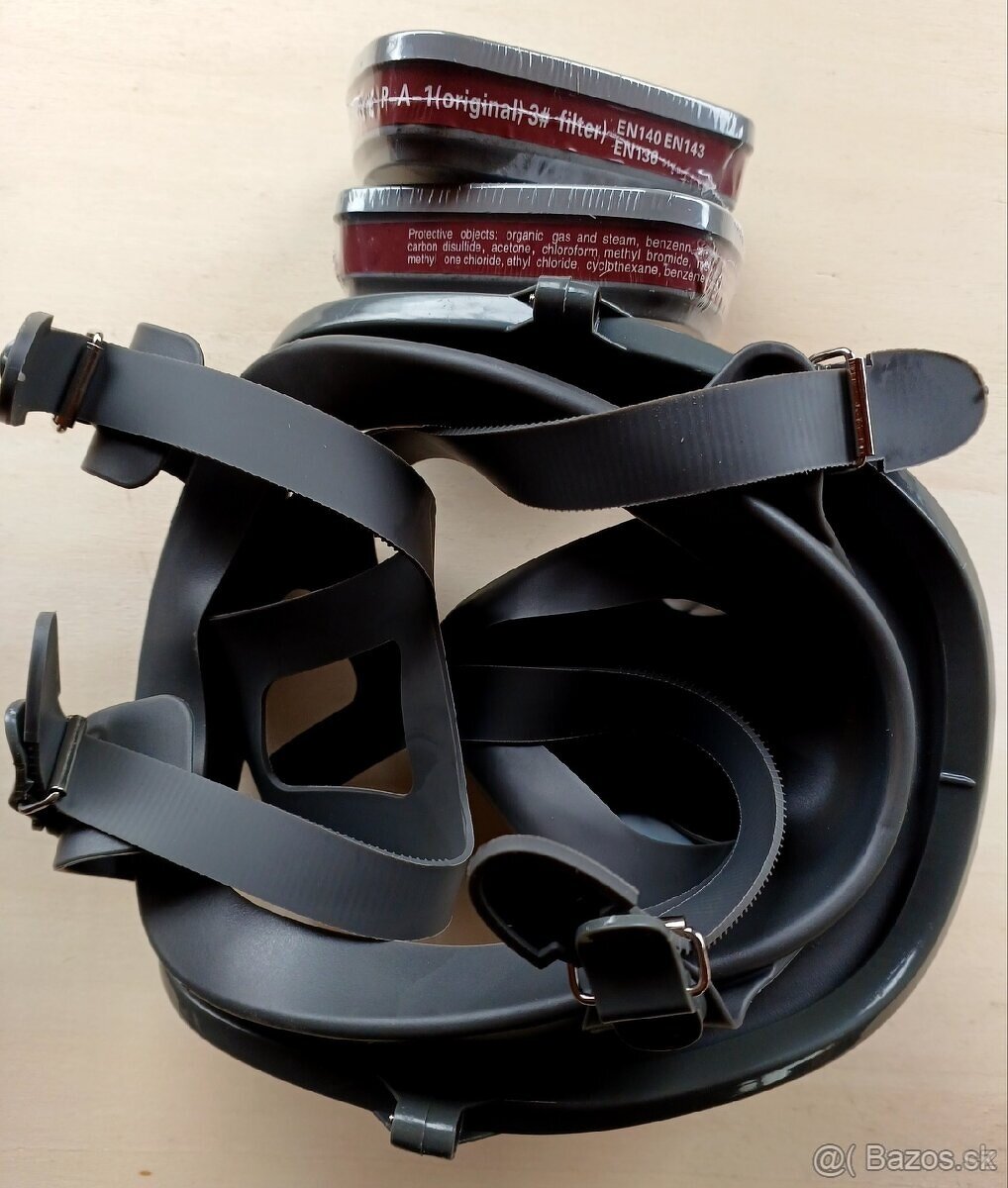 Celotvárová maska 3M + filtre - 2