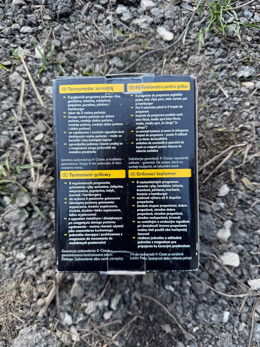 Nový bezdrôtový grilovací digitálny teplomer - 2