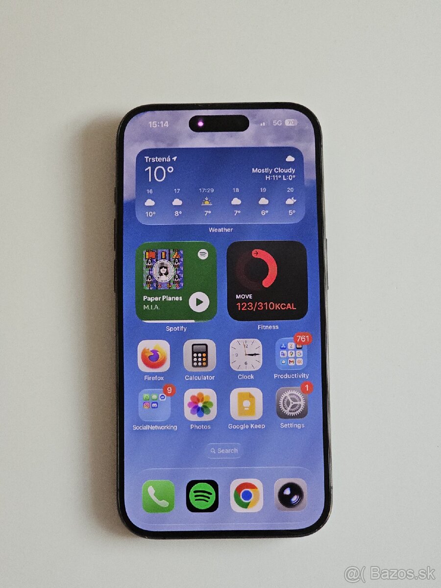 iPhone 15 Pro 256GB | Orange Záruka | 500 € - 2