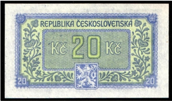Bankovka 20 koruna - 2