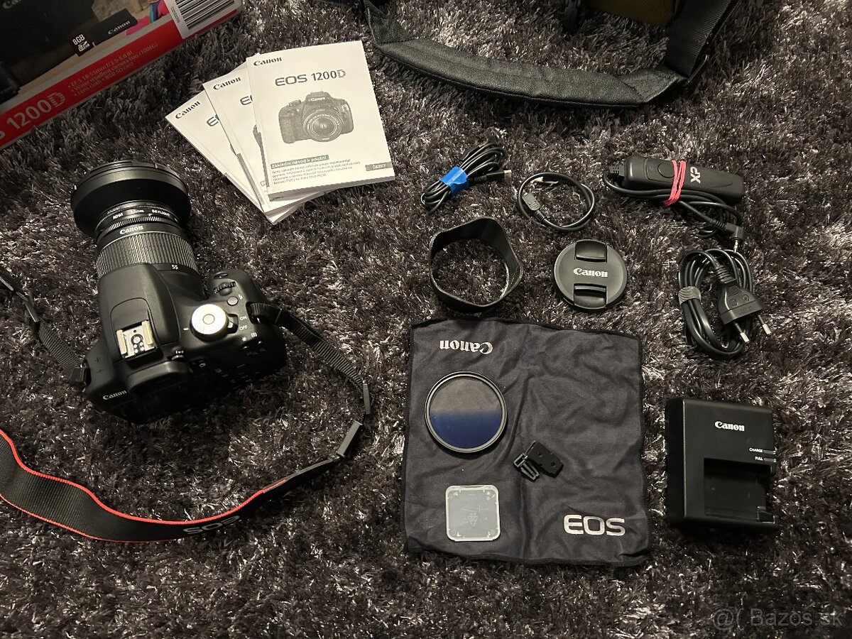 Canon eos 1200D, kit + prislusenstvo - 2