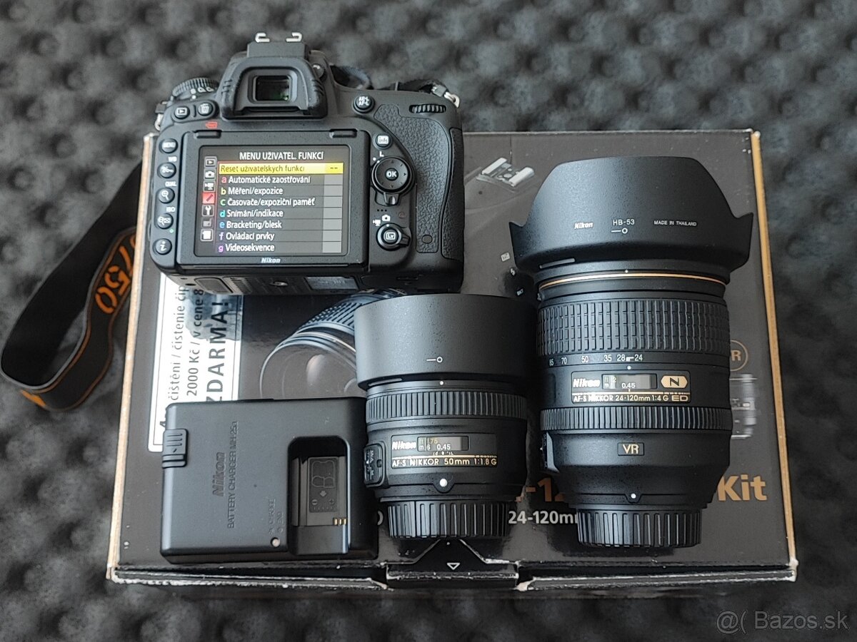Nikon D750 plus 2 objektívy - 2