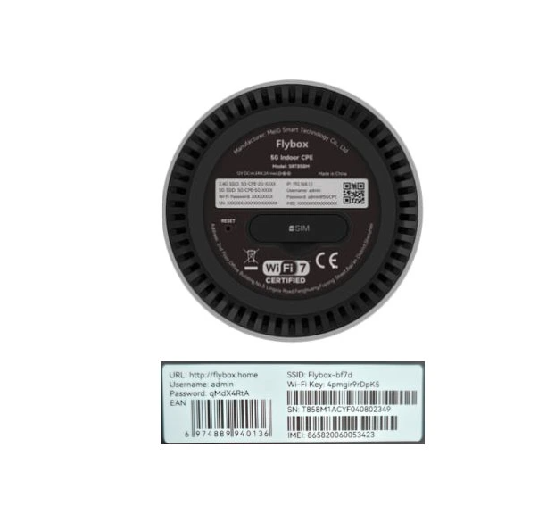 5G 7 WiFi Router 5G Flybox Meig SRT858M - 2