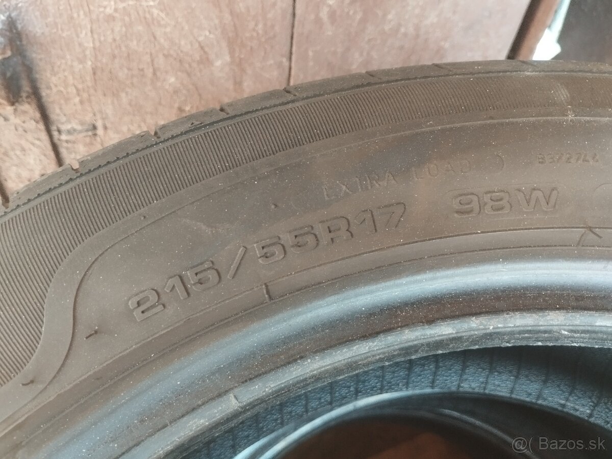Predám Sava 215/55 R17:98W - 2