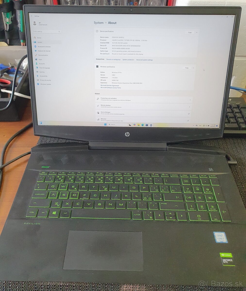 HP Pavilion Gaming - 17-cd0017nc - 2