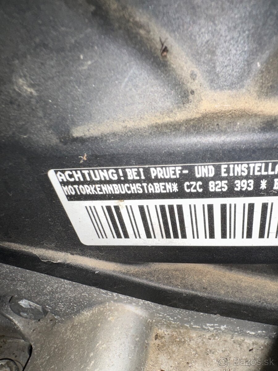 Motor 1.4 TSI 90kw CZC vw group - 2