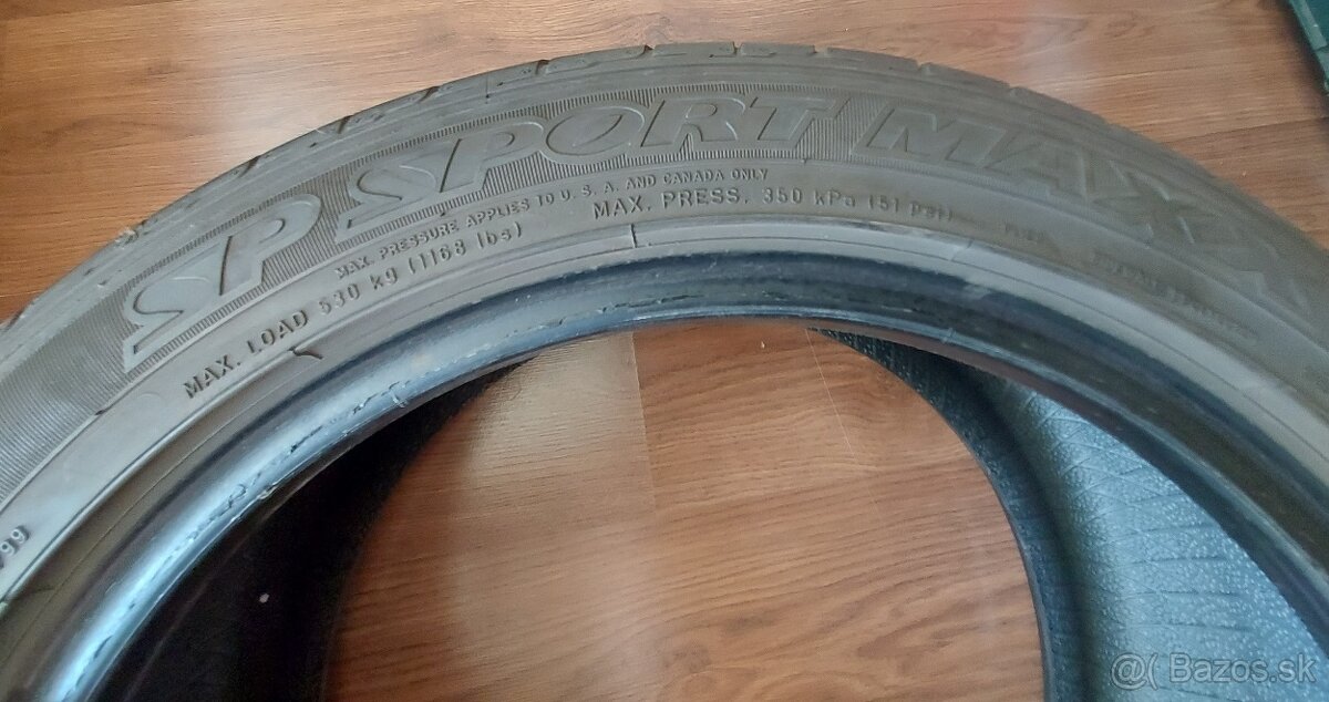 215/45 R16 Letné Dunlop SportMaxx - 2