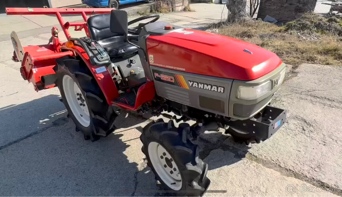 Predám malotraktor Yanmar F-220 - 2