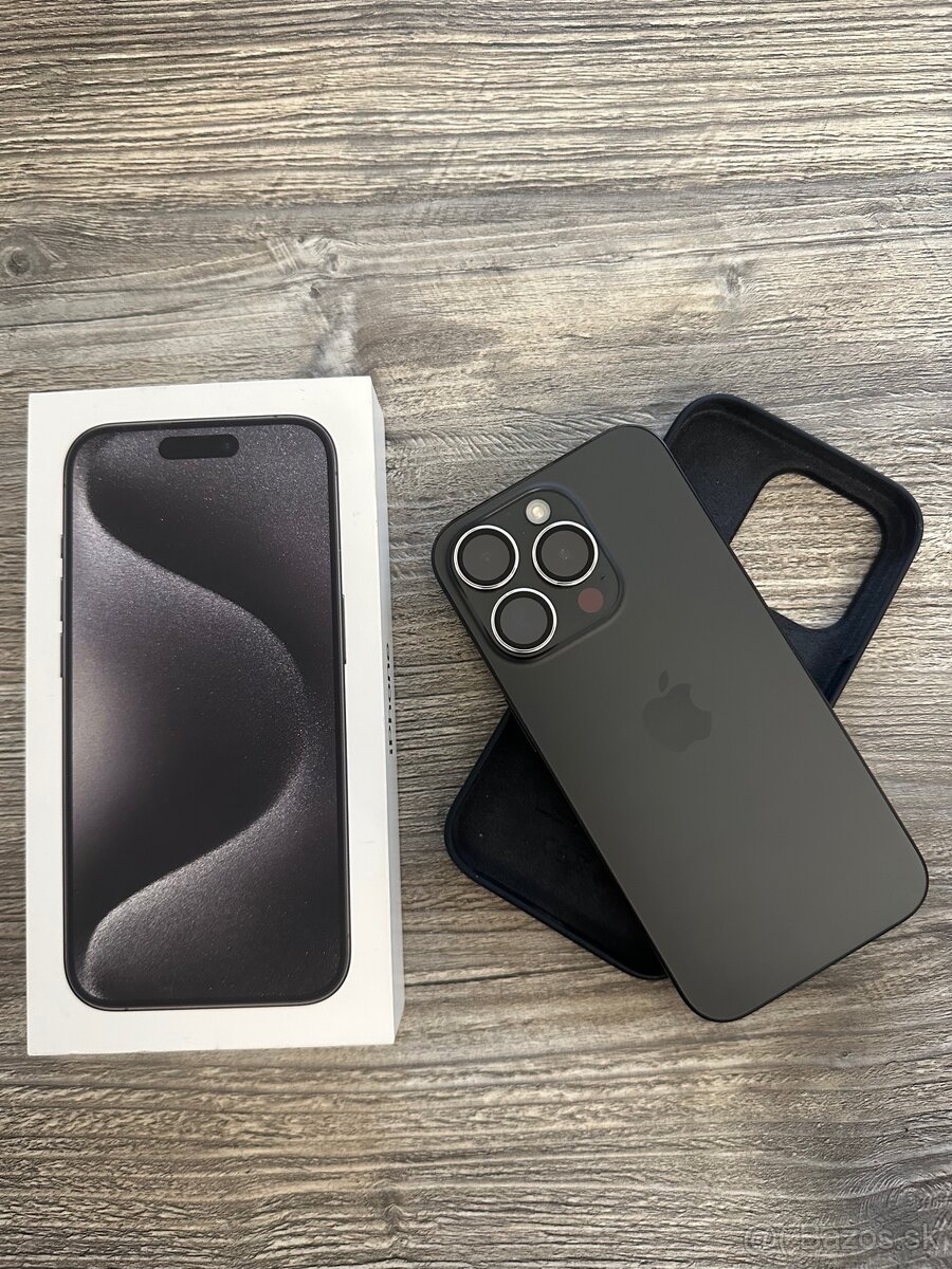 iPhone 15 Pro 258 GB - bez škrabanca 10/10 - 2