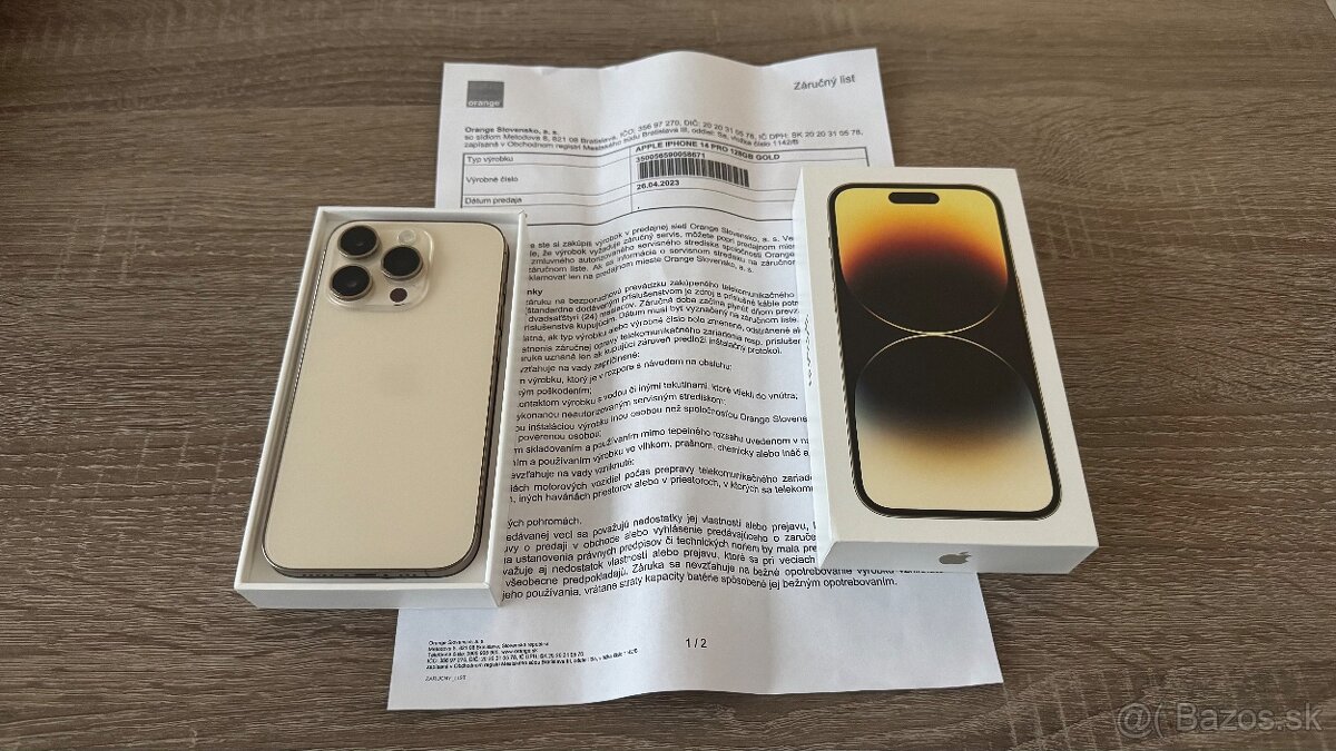 TOP iPhone 14 Pro GOLD - 2