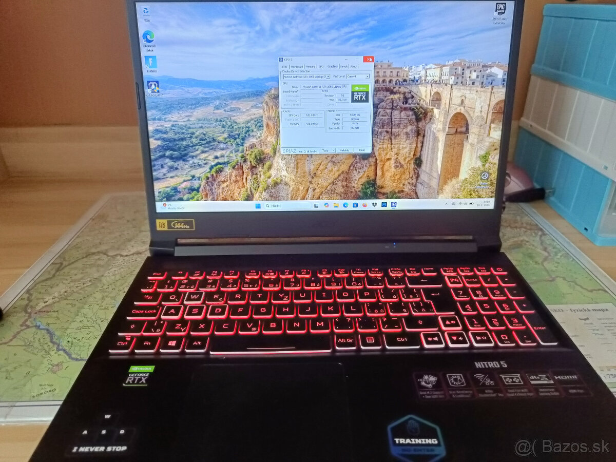 Acer Nitro 5; Nvidia 3060 6GB; - 2