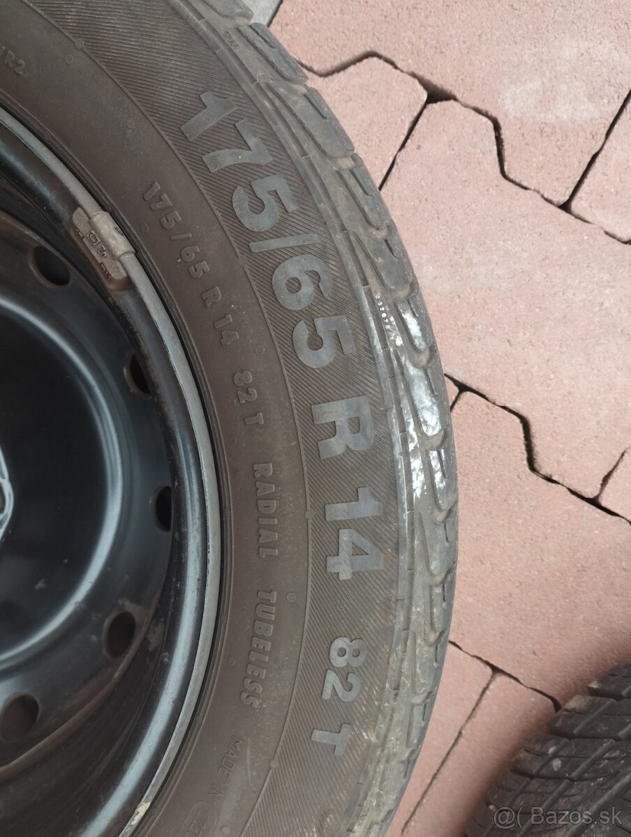 Partner, Berlingo letné pneumatiky na diskoch 175/65 R14 - 2