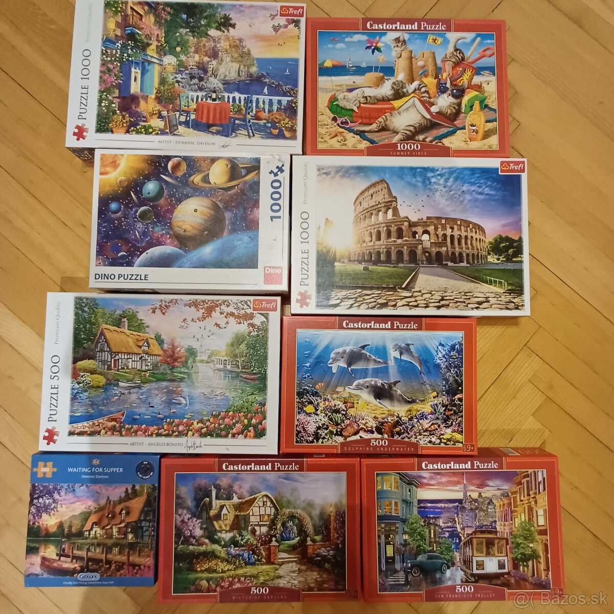 Predám puzzle 500 - 3000 dielikov - 2