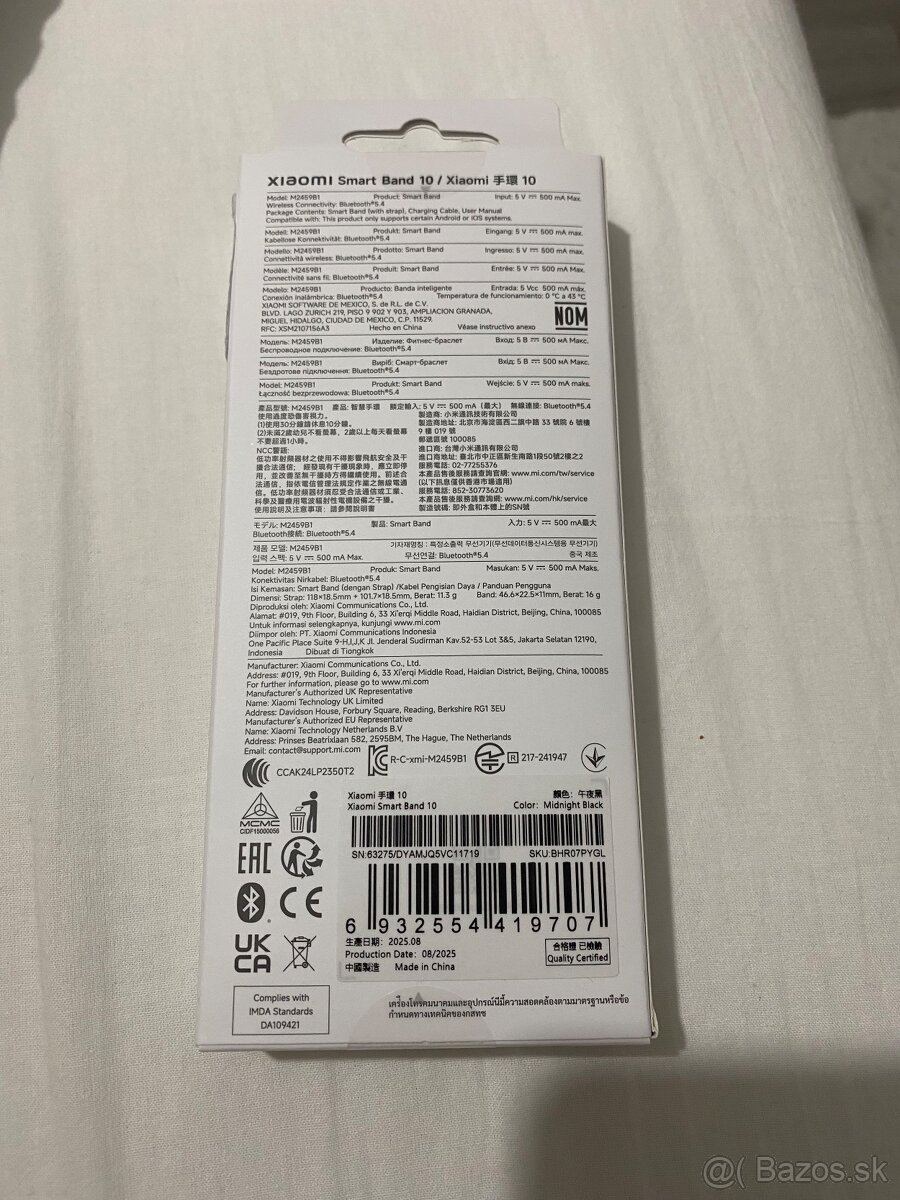 Xiaomi Smart band 10 fitness naramok - 2