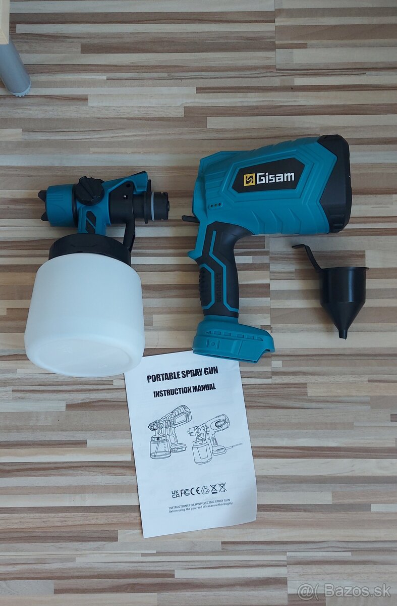 Striekacia Aku pištoľ, pre batériu Makita 18V,tryska-NEW. - 2