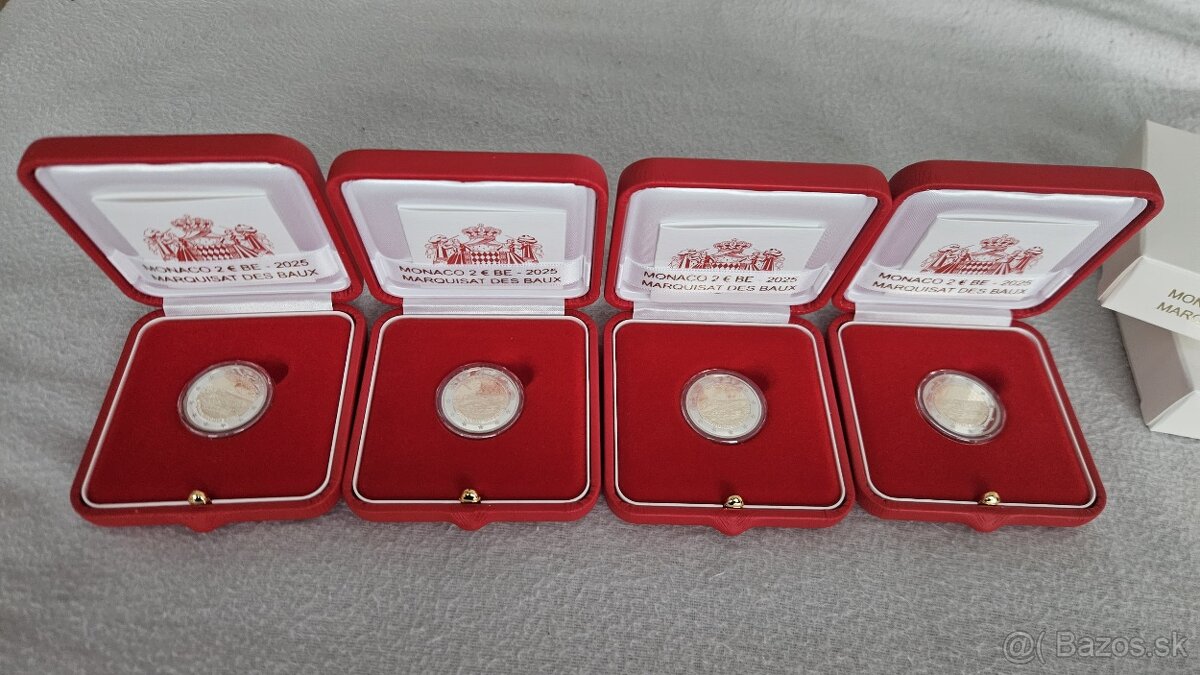 2 euro pamätná minca Monako 2025 proof - 2