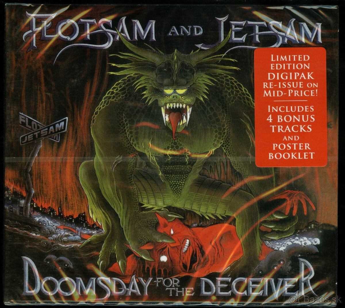 cd Flotsam&Jetsam - Doomsday For The Deceiver 1986 digipack - 2