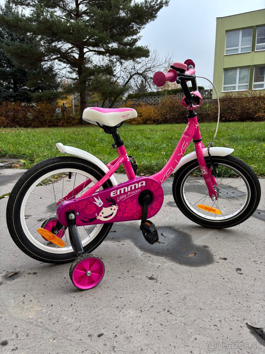 Predám detský bicykel Kellys Emma Neo Pink 16" - 2