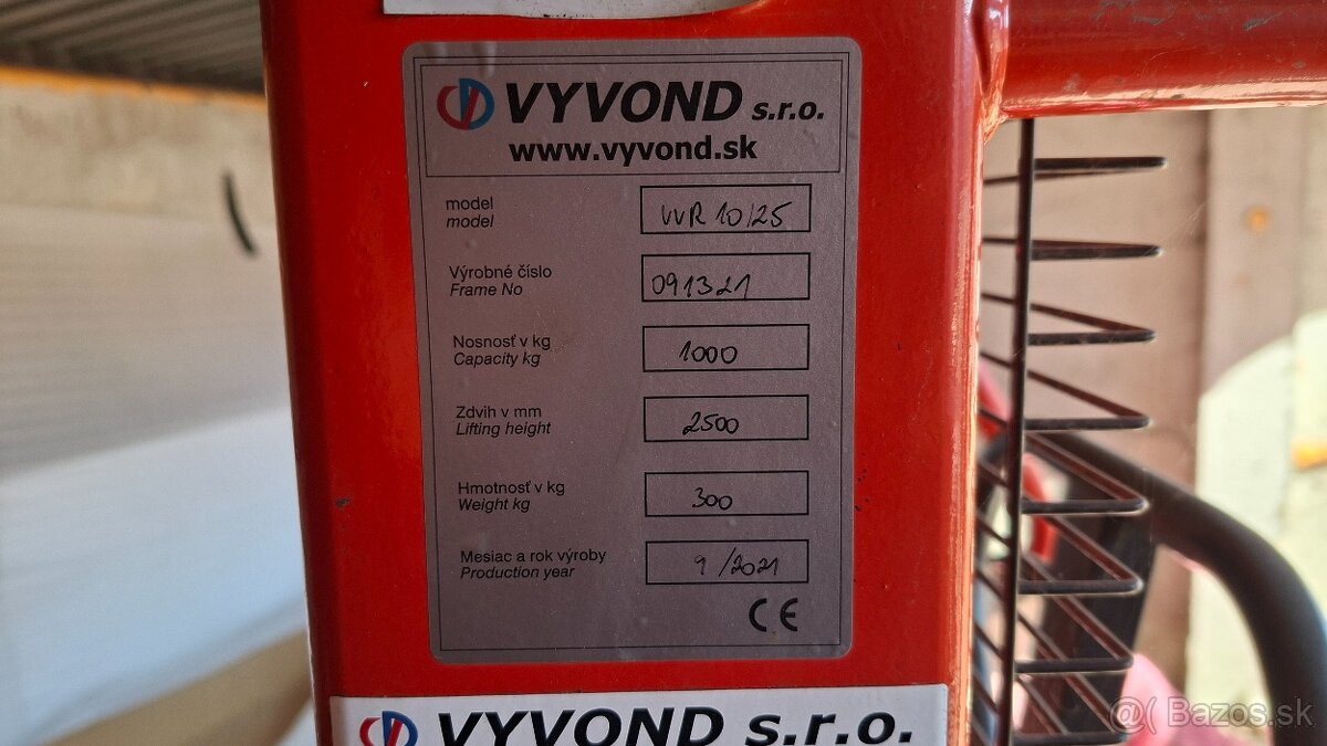 Rucny vysokozdvizny vozik - 2