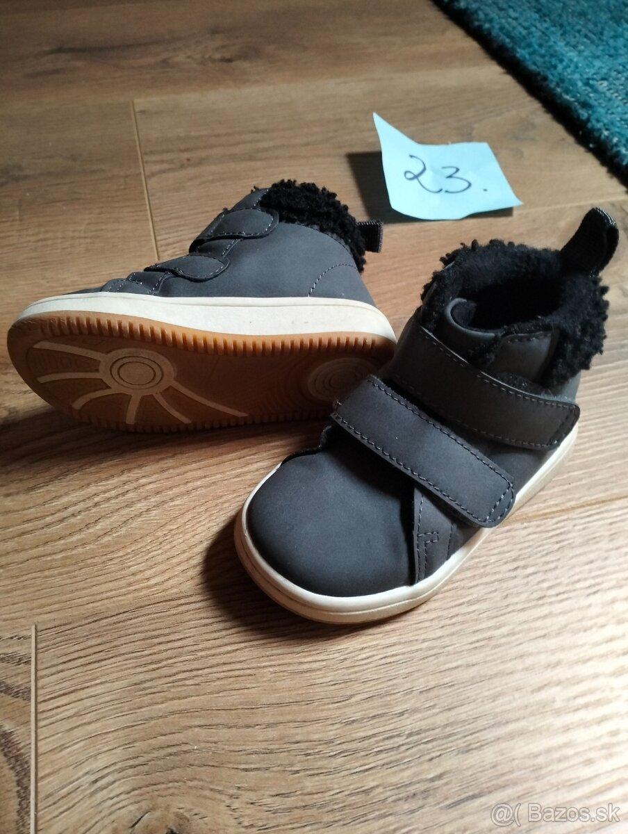 Zateplené detské topánočky č. 20/21 - 2