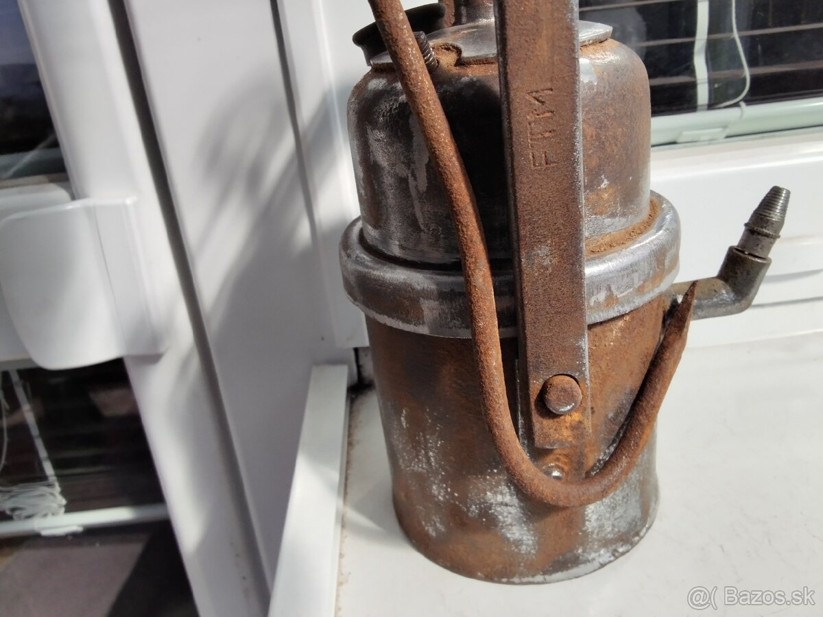 Banícka lampa karbidka - 2