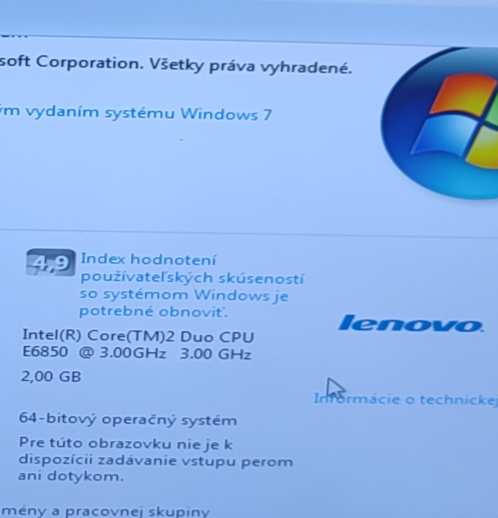 Retro PC set (ASUS P5KC, Intel 3.0GHz, Radeon) – otestovaný, - 2