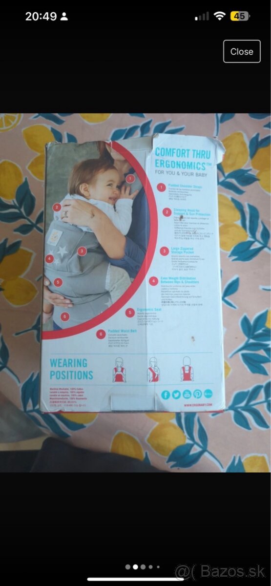 Ergo baby nosic pre deti - 2