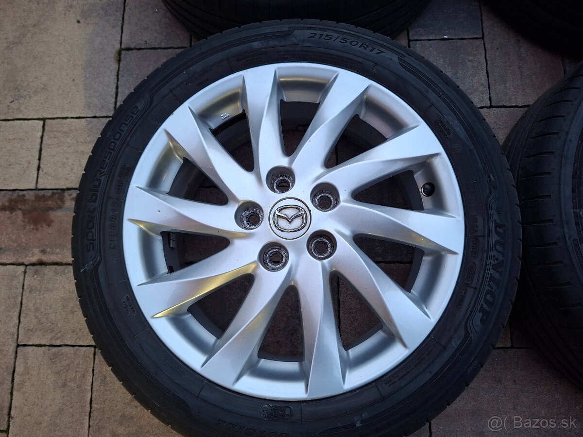 Predám org.hlinikové disky Mazda 6/Sw--R17 - 2