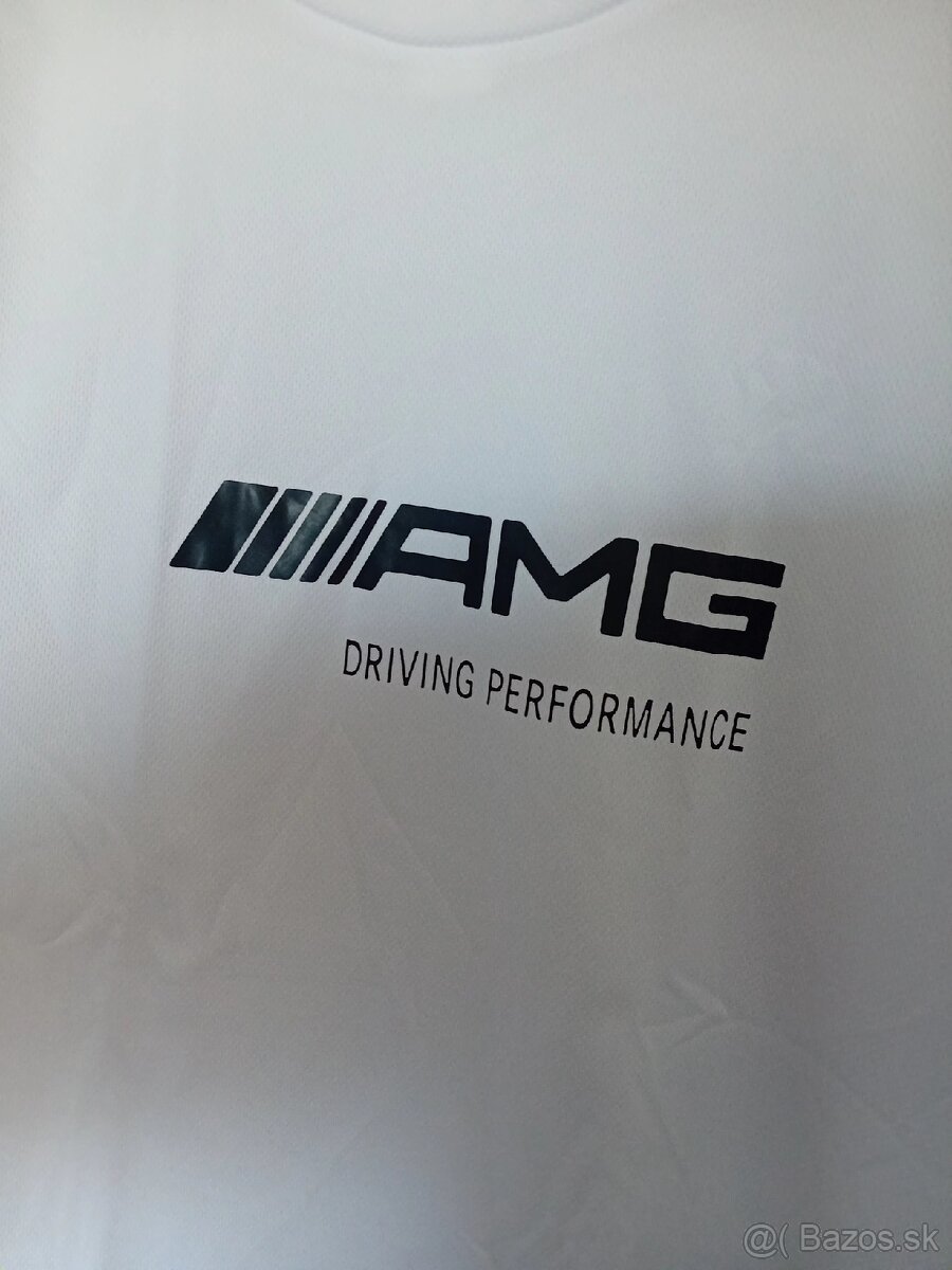 Športové vzdušné tričko s nápisom AMG - 2