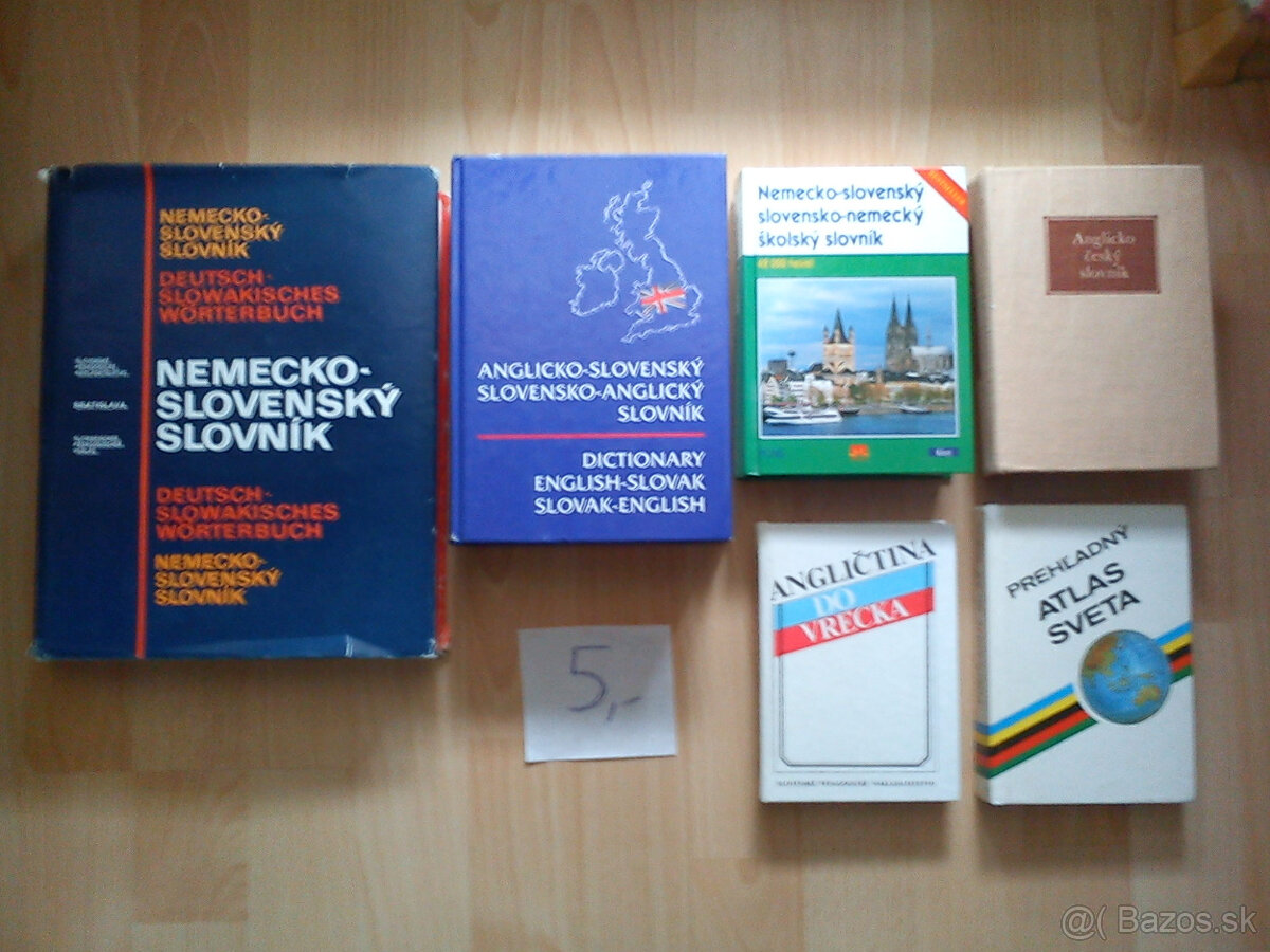 slovníky - nemčina, angličtina - 2