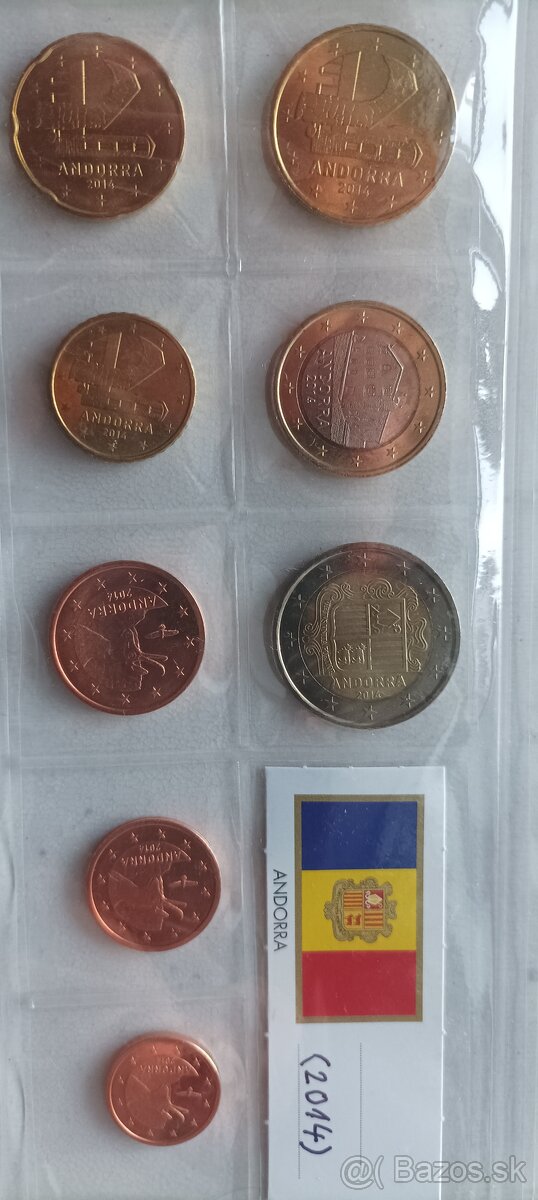 Andora 2014 sada EURO mincí UNC - 2