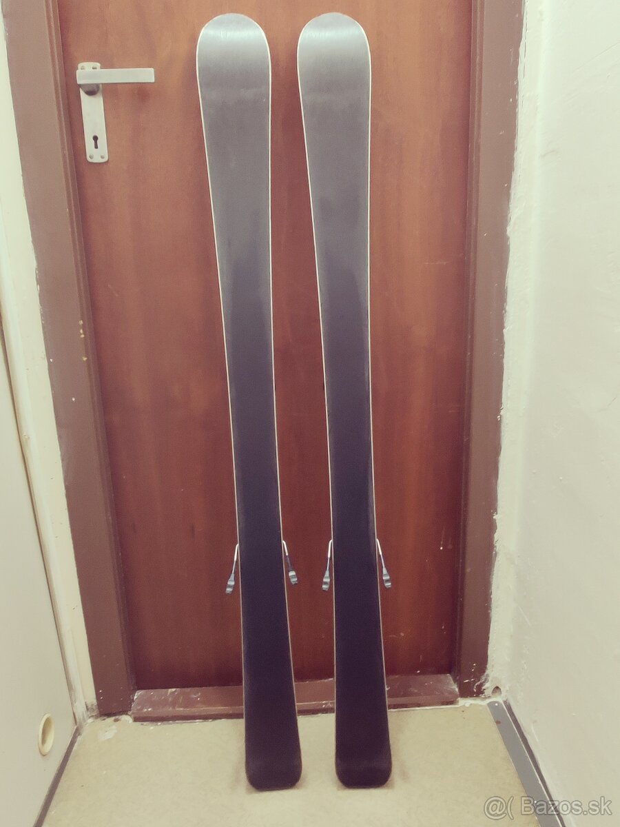 Lyže 120cm s lyziarkami - 2