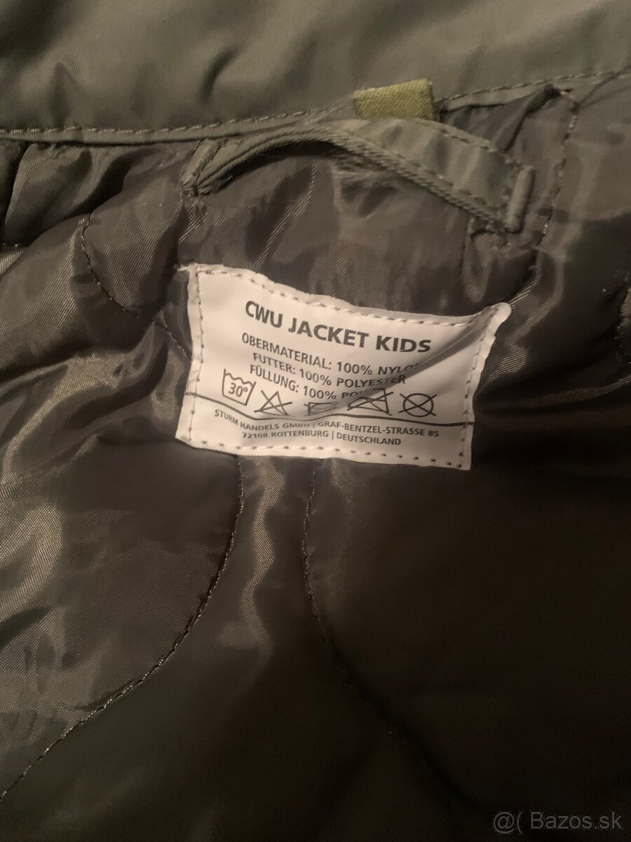 Bunda bombera, letecká bunda, velkost 146 - 2