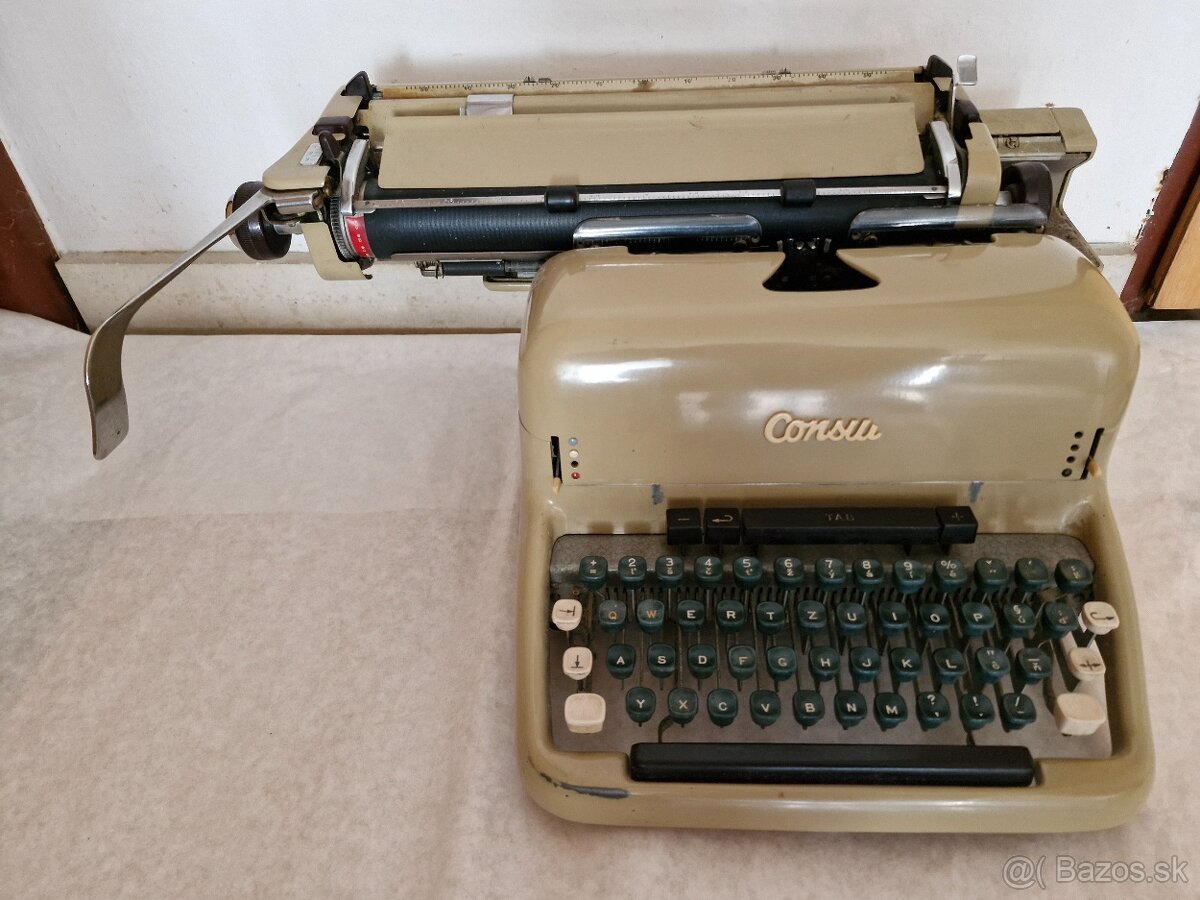 Retro písací stroj Consul - 2