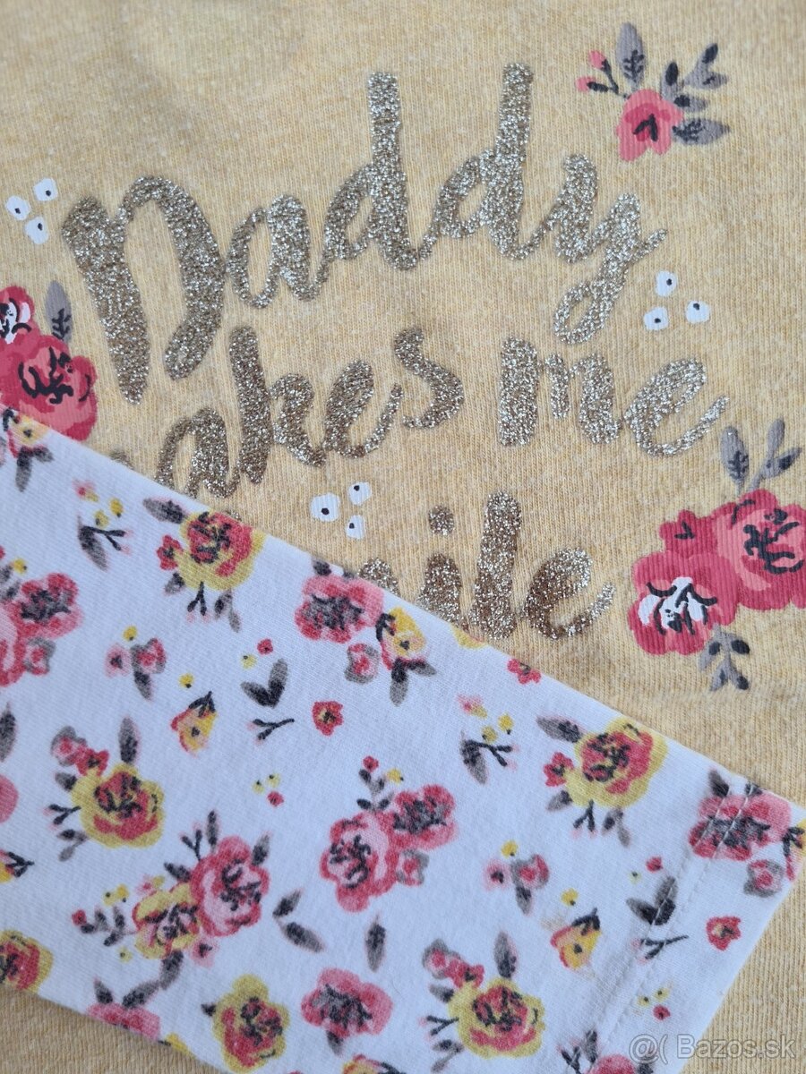 Tričká s dlhým rukávom 2ks F&F (veľ.74) - 2